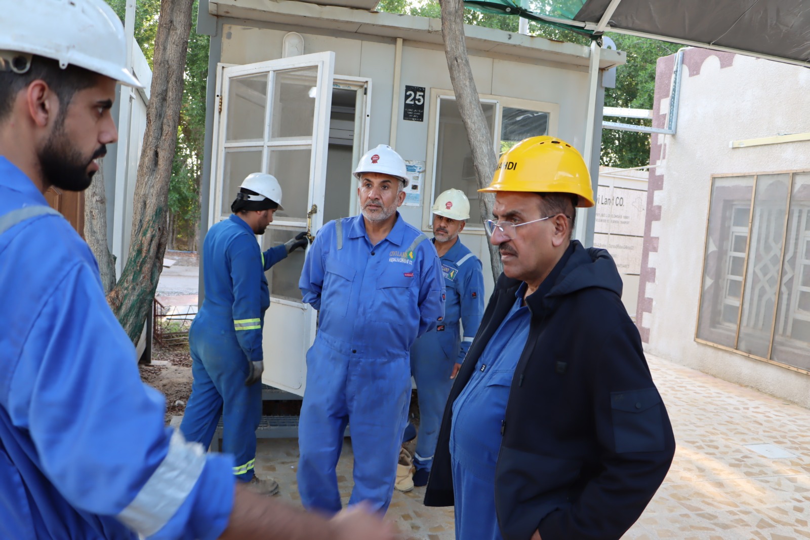 General Manager site visit Al-Burjisya - Central workshop